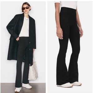 Frame Women’s The Jetset Black Flare Jeans Pull On Size 2